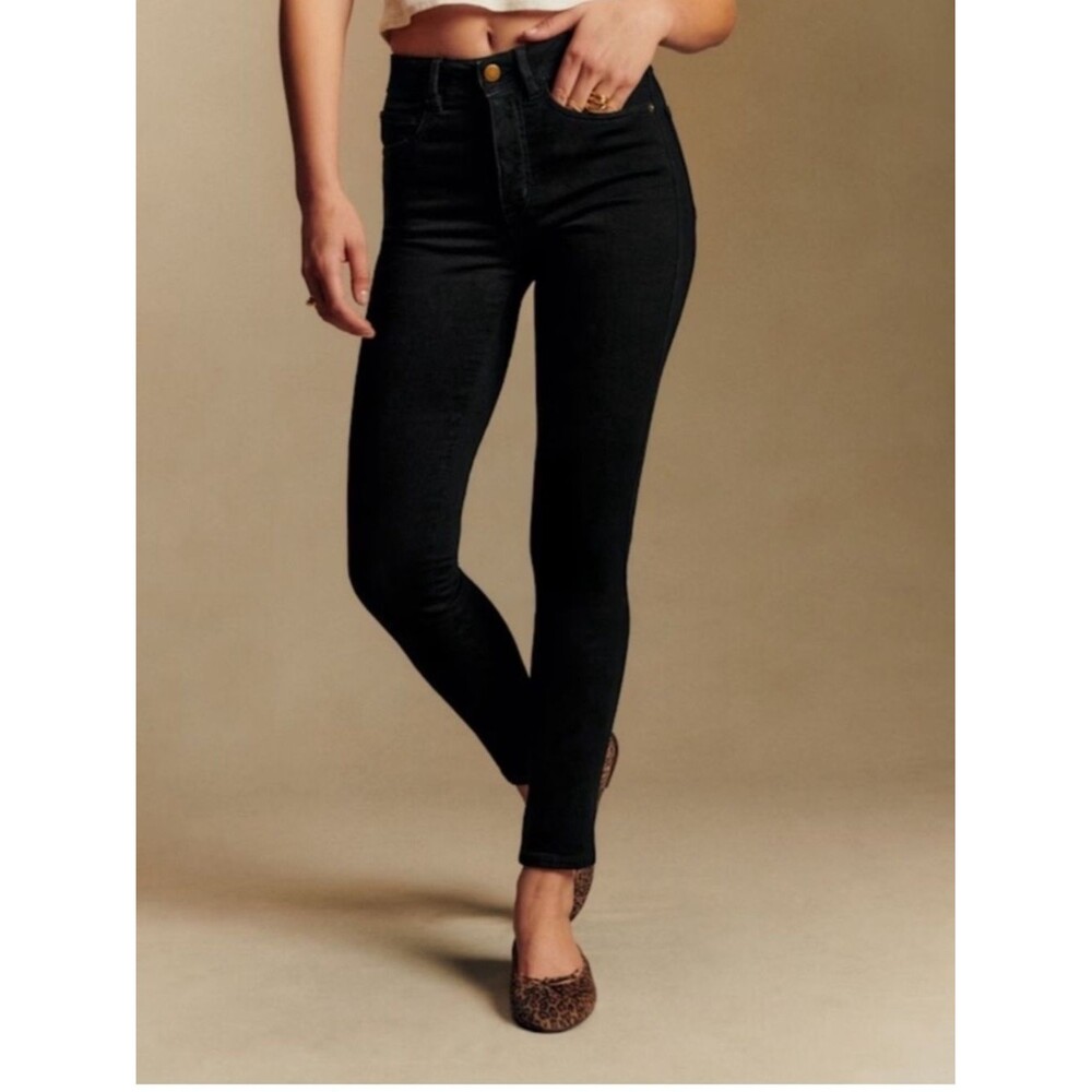 SEZANE Denim Black Skinny Jeans